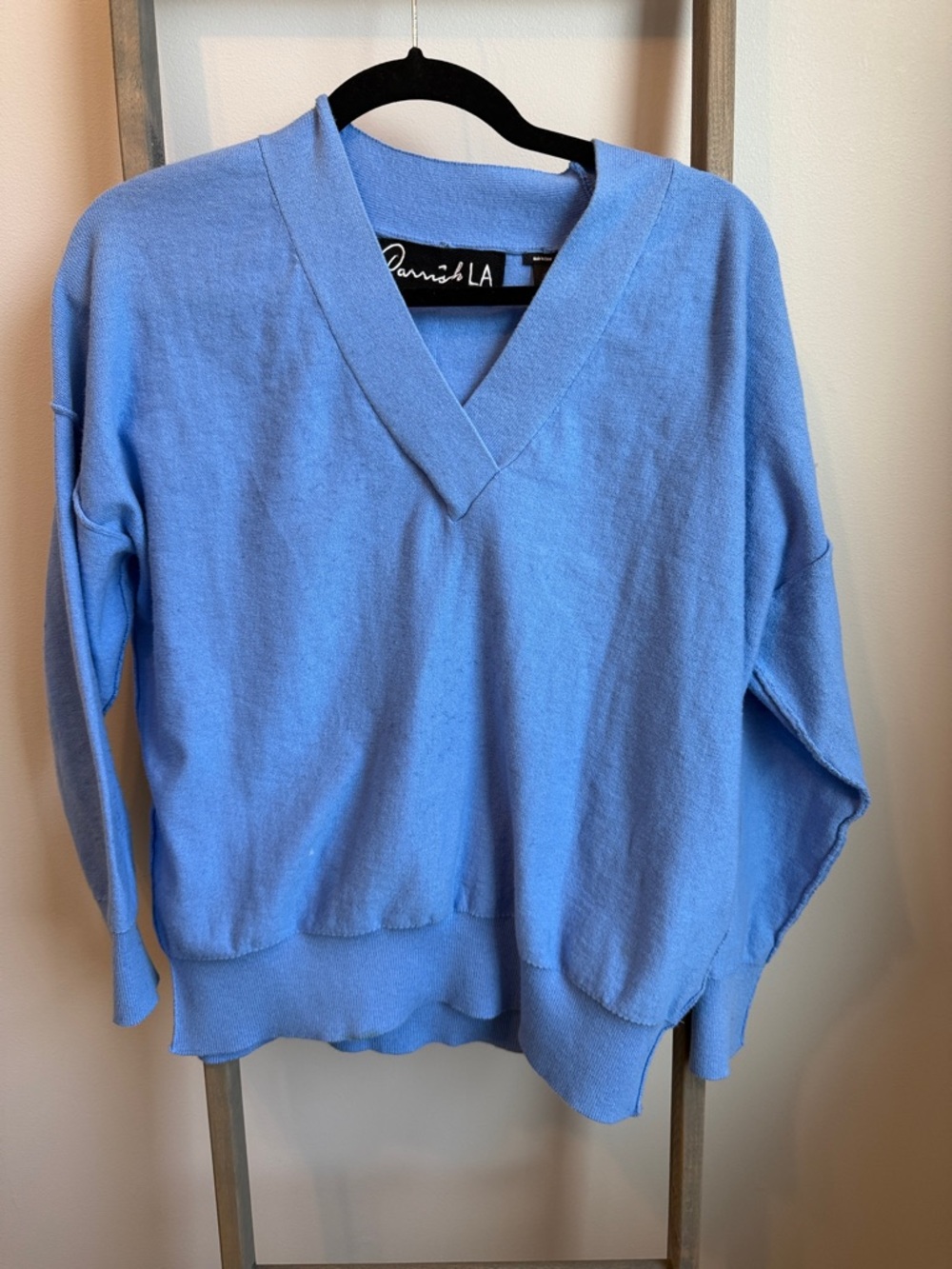 Rails Blue V-Neck Sweater